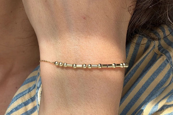 How To Style A Morse Code Bracelet With Casual Outfits?