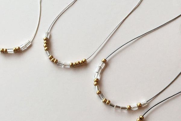 How to Read the Message on a Morse Code Necklace?