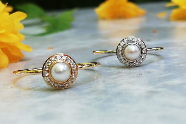 How to Take Care of a Pearl Diamond Gold Ring?