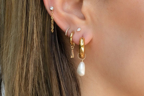 How Do I Care for Hoop Pearl Drop Earrings?