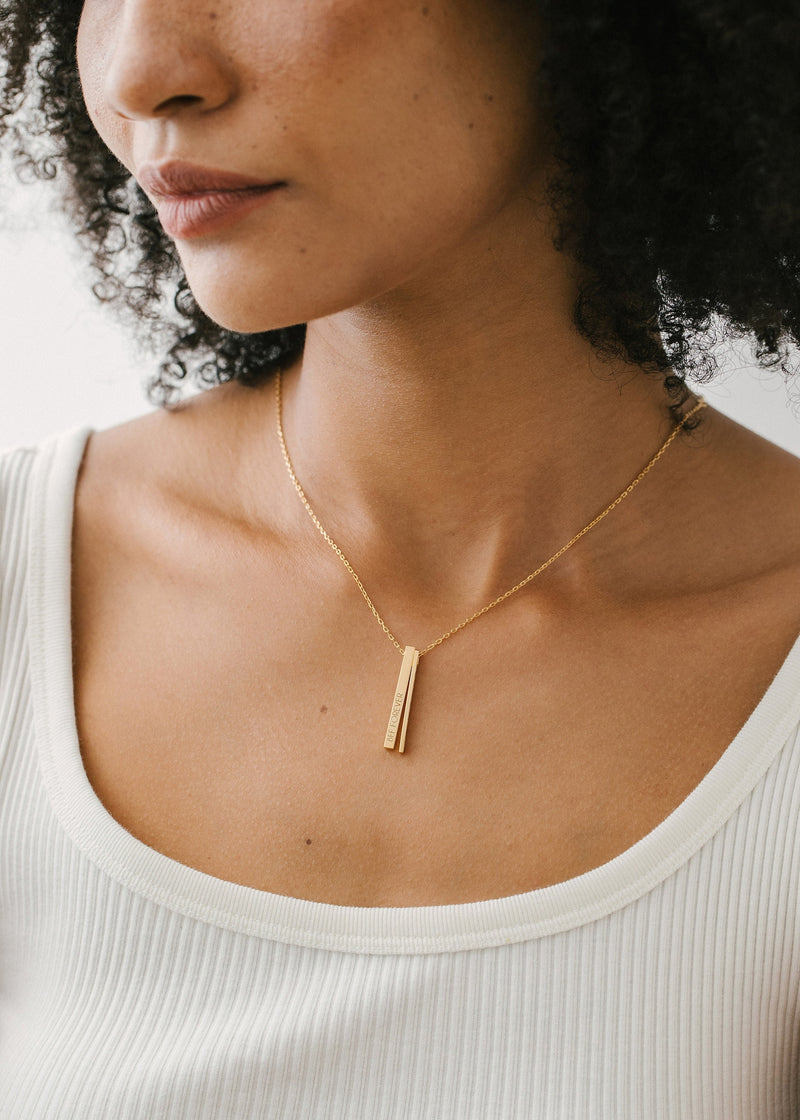 Personalized Through Thick and Thin necklace