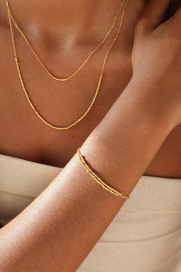 Custom Layering Morse Code Bracelet