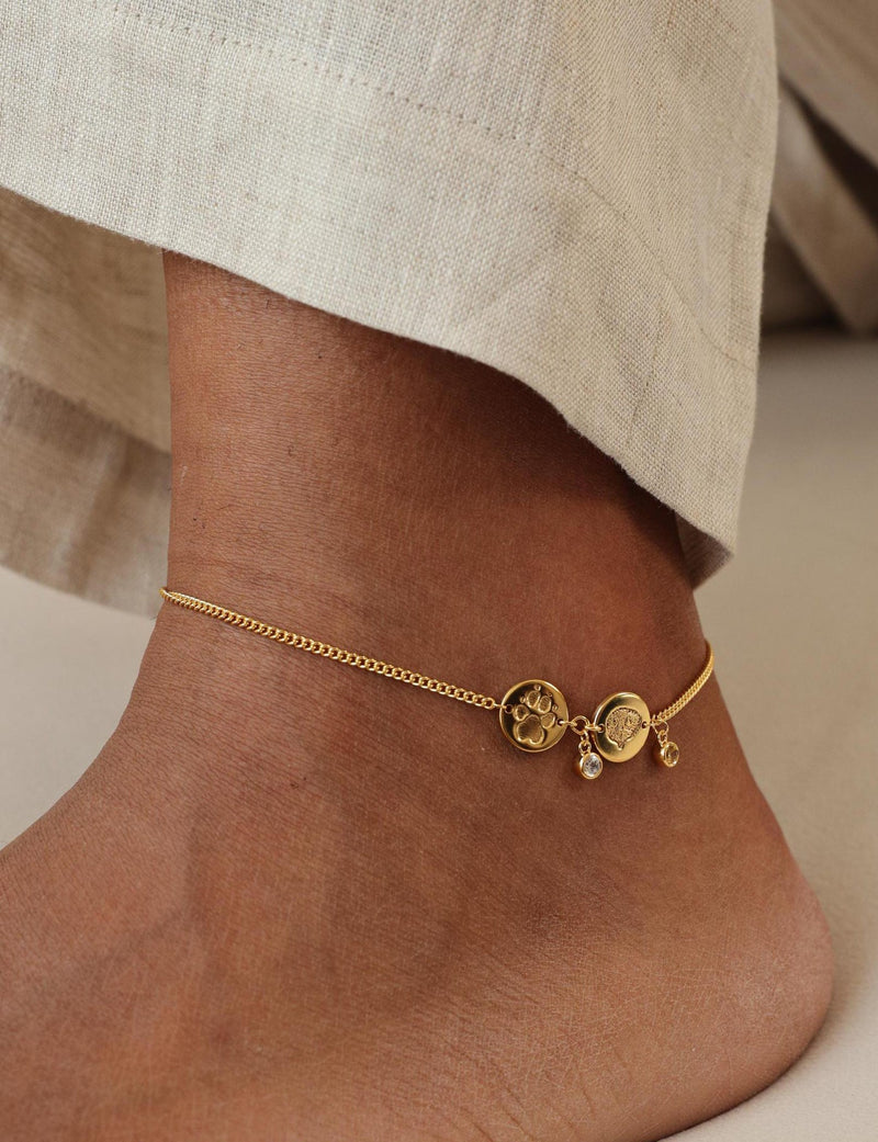 Personalized Multiple Nose Print Charms Bracelet