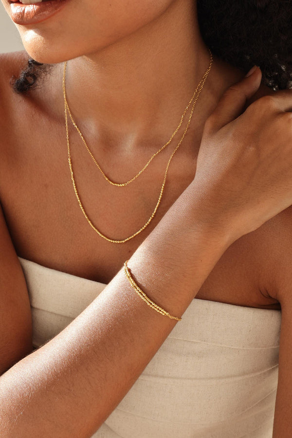 Personalized Layering Morse Code Necklace