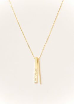 Personalized Through Thick and Thin necklace