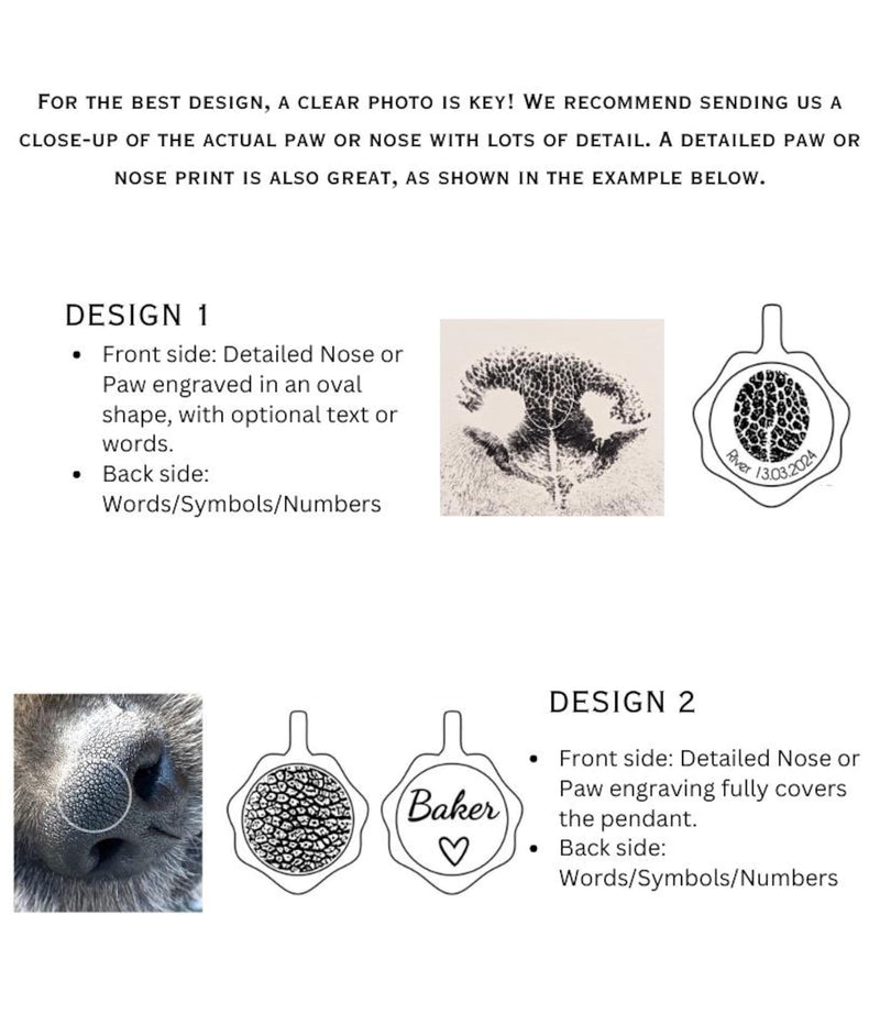 Retro Necklace With Detailed Nose Print