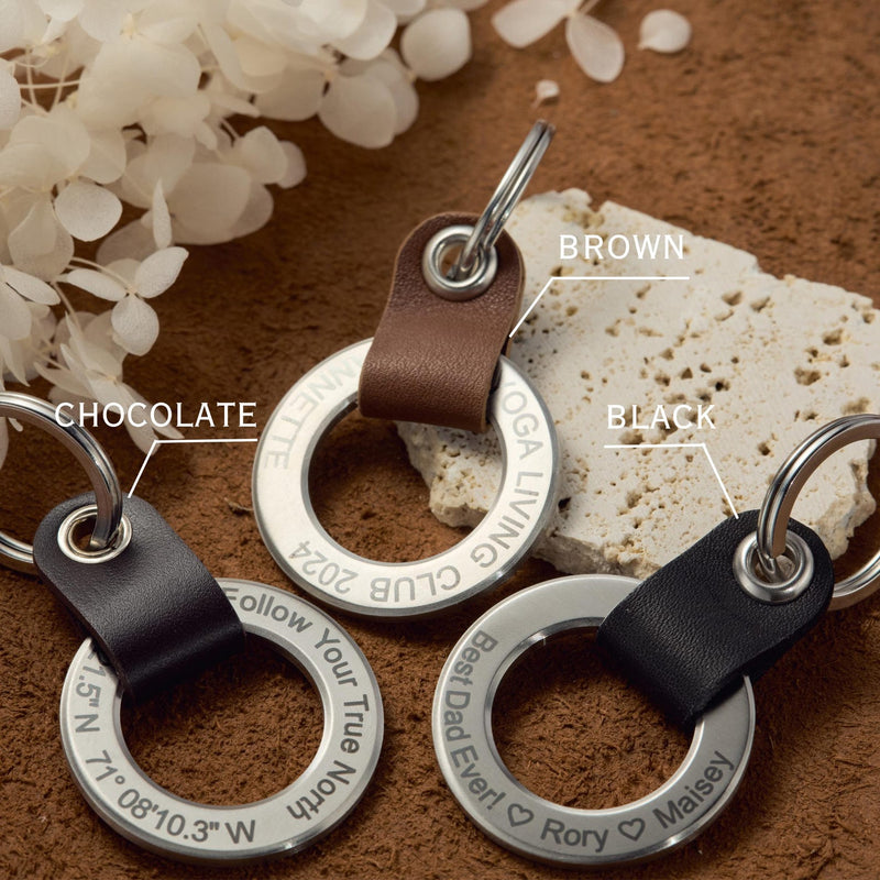 Custom Morse Code Keychain