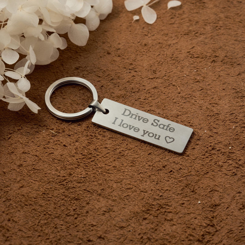 Actual Fingerprint Men's Keychain
