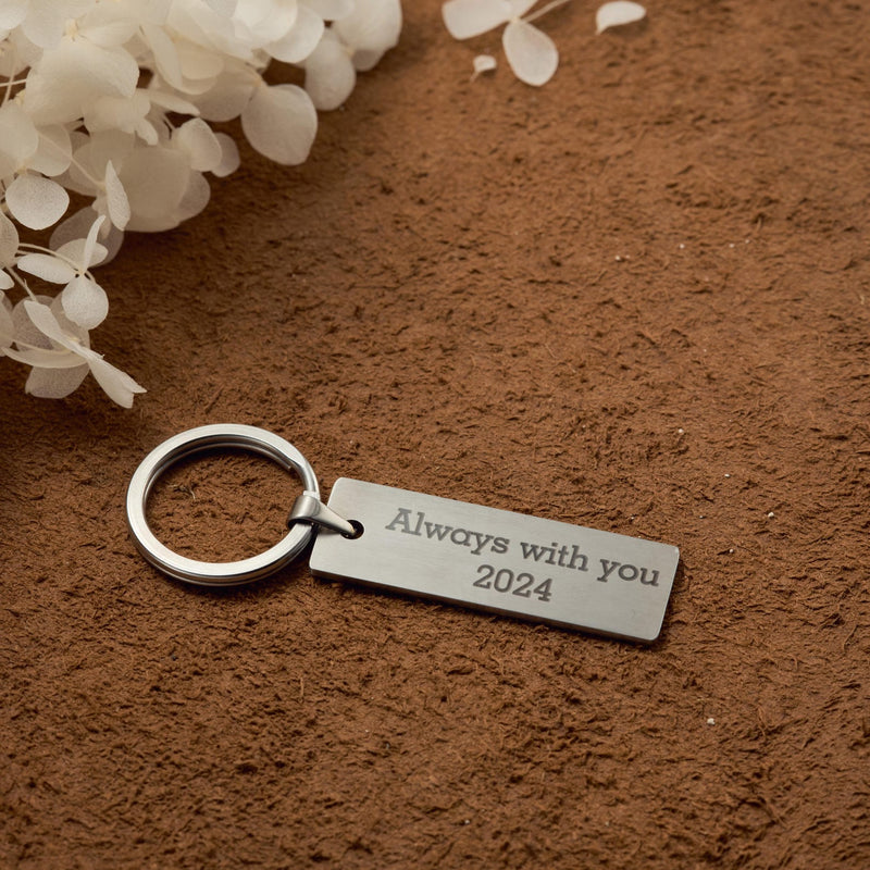 Actual Fingerprint Men's Keychain