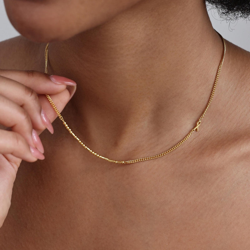 Custom Morse Code Necklace With Ribbon Charm