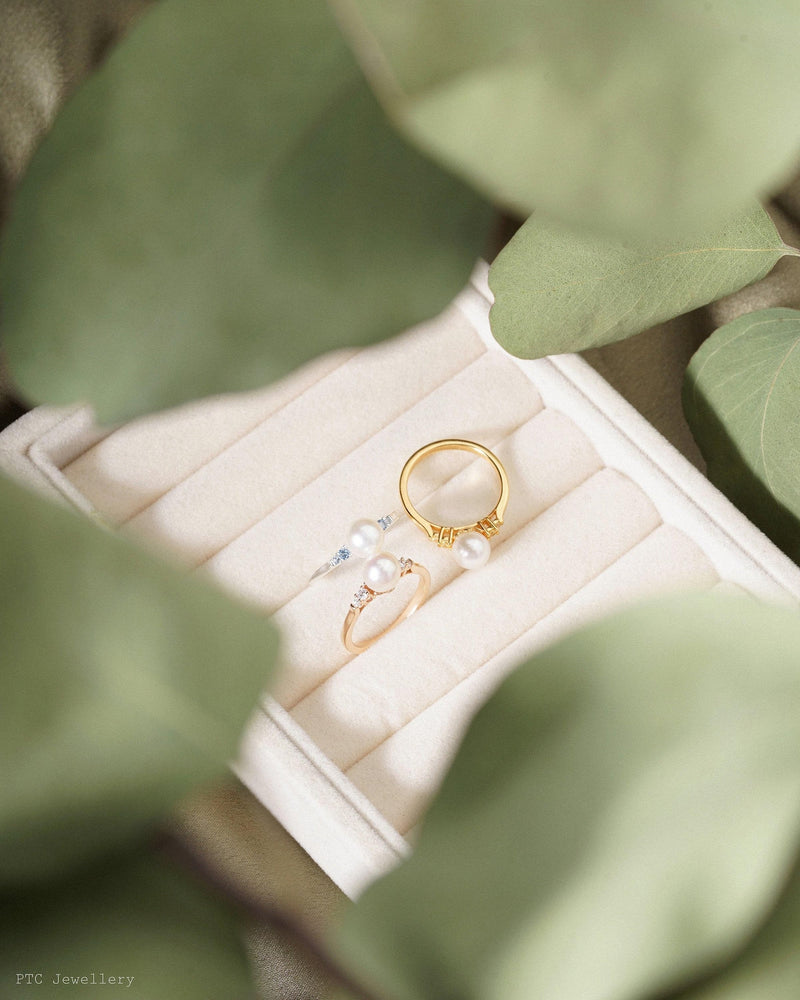 Personalized Freshwater Pearl Ring