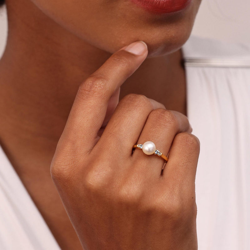 Personalized Freshwater Pearl Ring