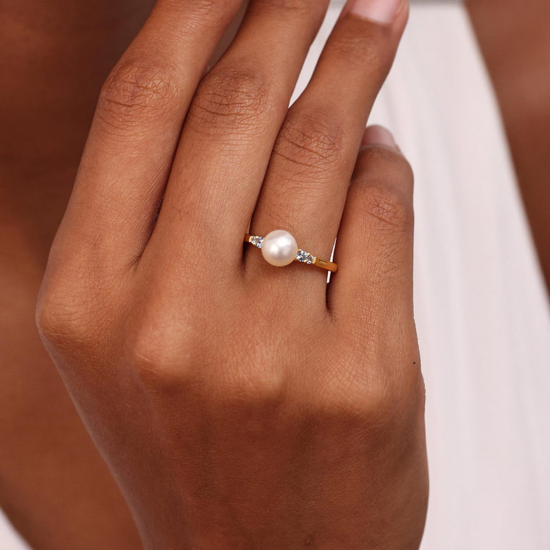 Personalized Freshwater Pearl Ring