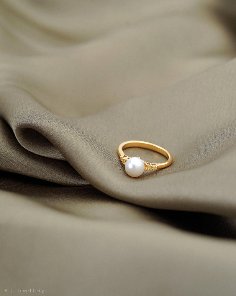 Personalized Freshwater Pearl Ring