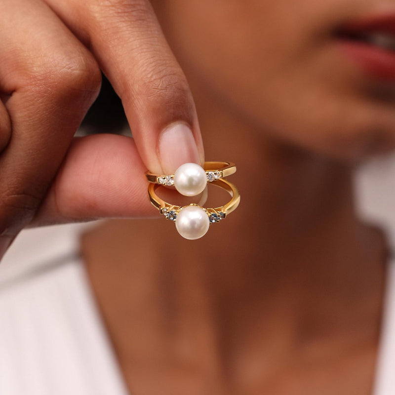 Personalized Freshwater Pearl Ring