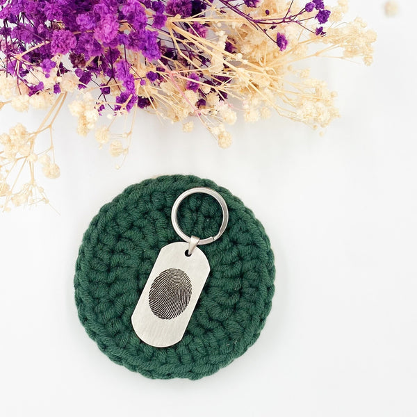 Custom Keyring With Thumbprint