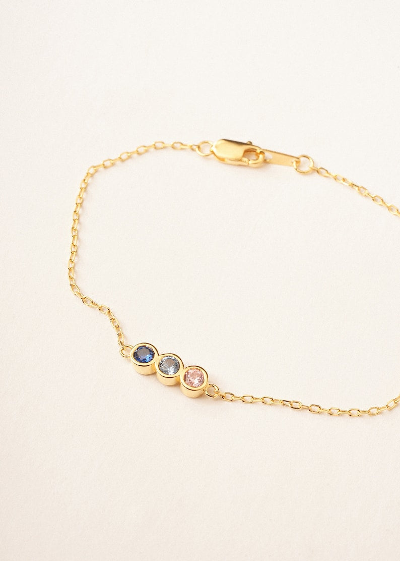 Bracelet, Swarovski Grandmas Garden Bracelet Personalized Mothers