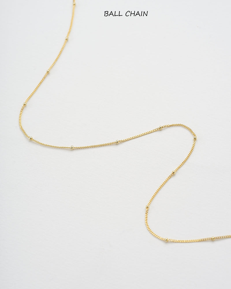 Dainty Layered Necklace Set with Ball Chain