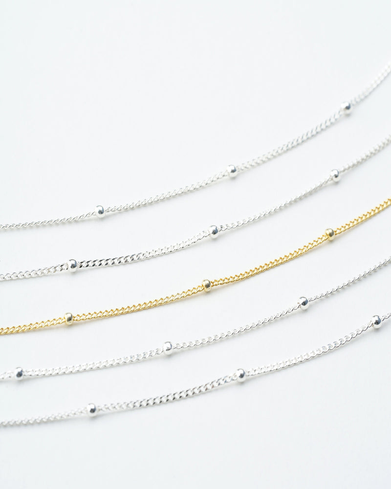 14k Gold Filled Beaded Necklace