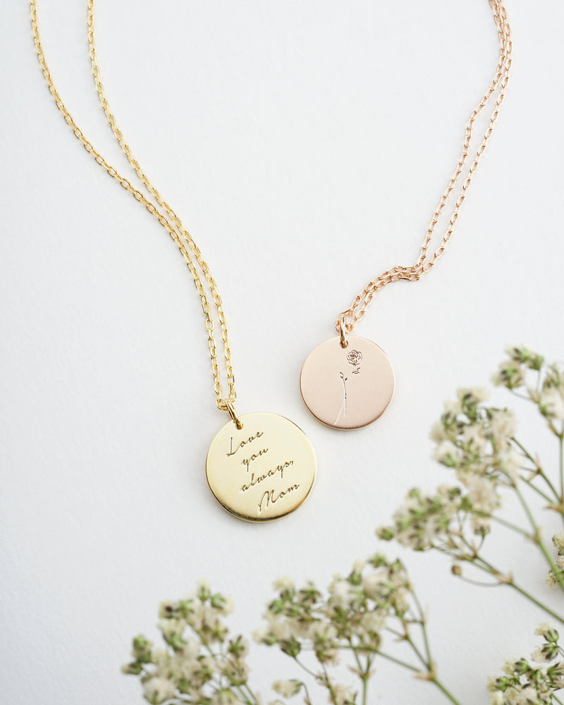 Birth Month Flower Necklace | Personalized Mother's Day Gift