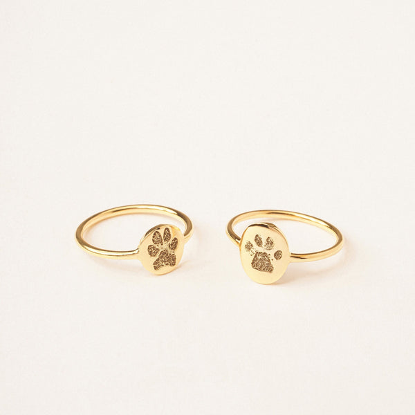 Paw discount print rings