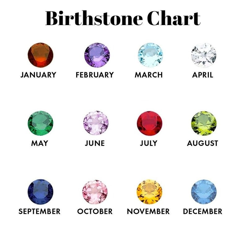 Ready To Ship Birthstone Necklace